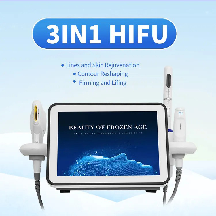 New Arrival HIFU Face Lifting Skin Tightening Wrinkle Reduction Vaginal Firming Vmax MFU High Intensity Focused Ultrasound 3 in 1 Anti-aging Machine
