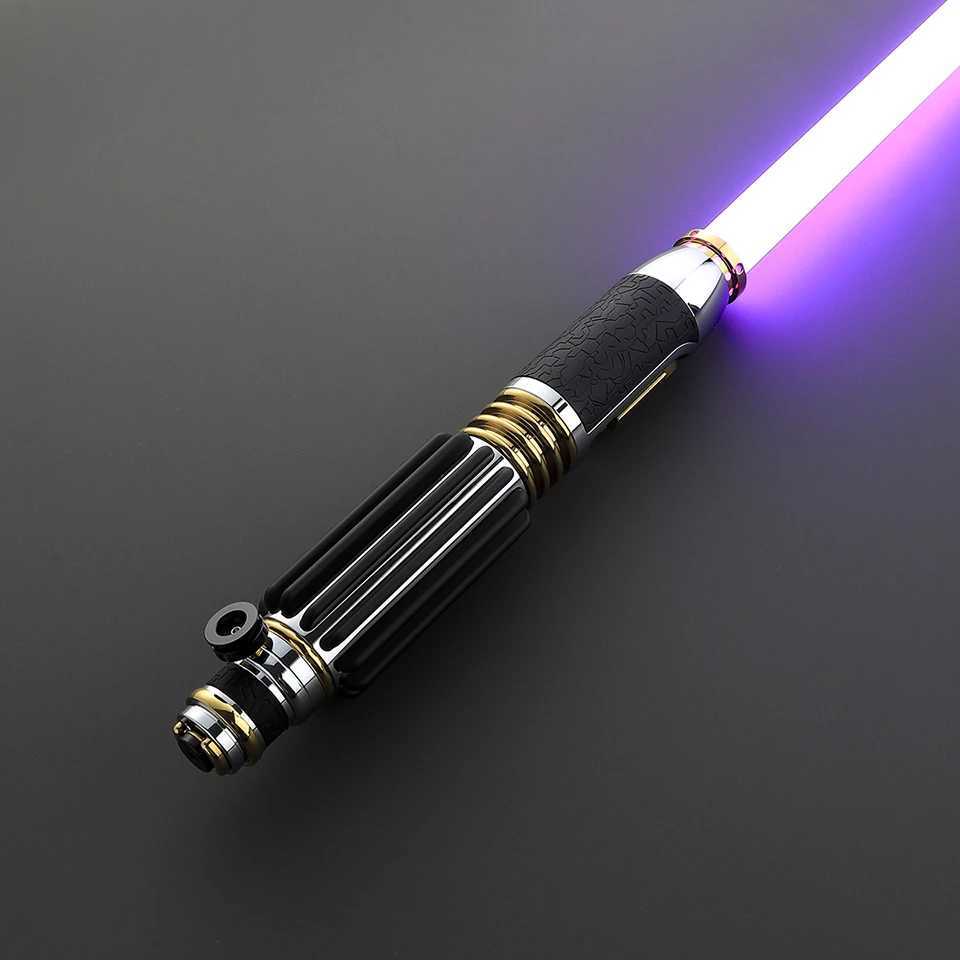 Pixel Lightsaber Woman Windu Xenopixel Light Saber Jedi Neopixel Metal Handle Laser Sword Cosplay Heavy Dueling Luminous Toys W241218
