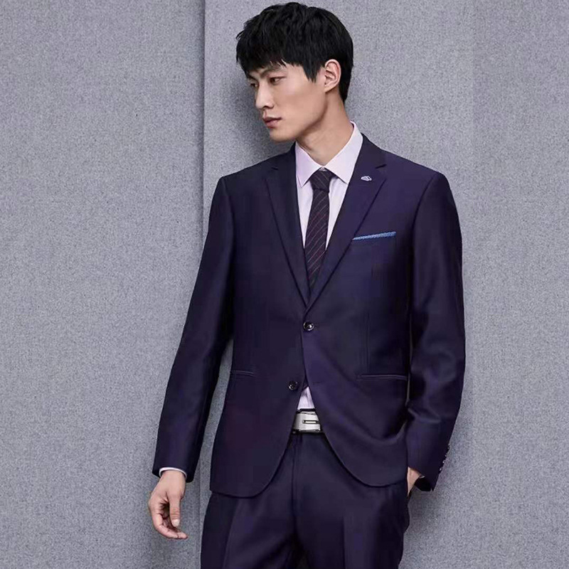 G1218Men's slim-fit suits, stain-resistant and wrinkle-resistant business suits, groom wedding suits