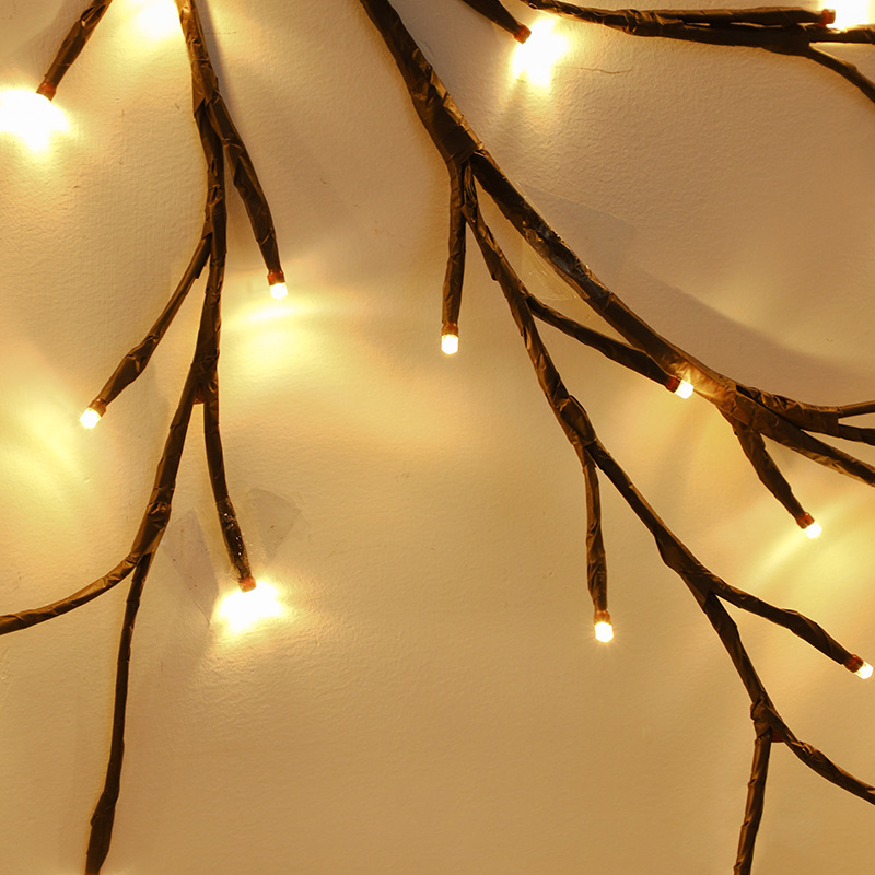 Creative Branch LEDs - Enhance Your Holiday Atmosphere with Plug-In Twig Light Strings