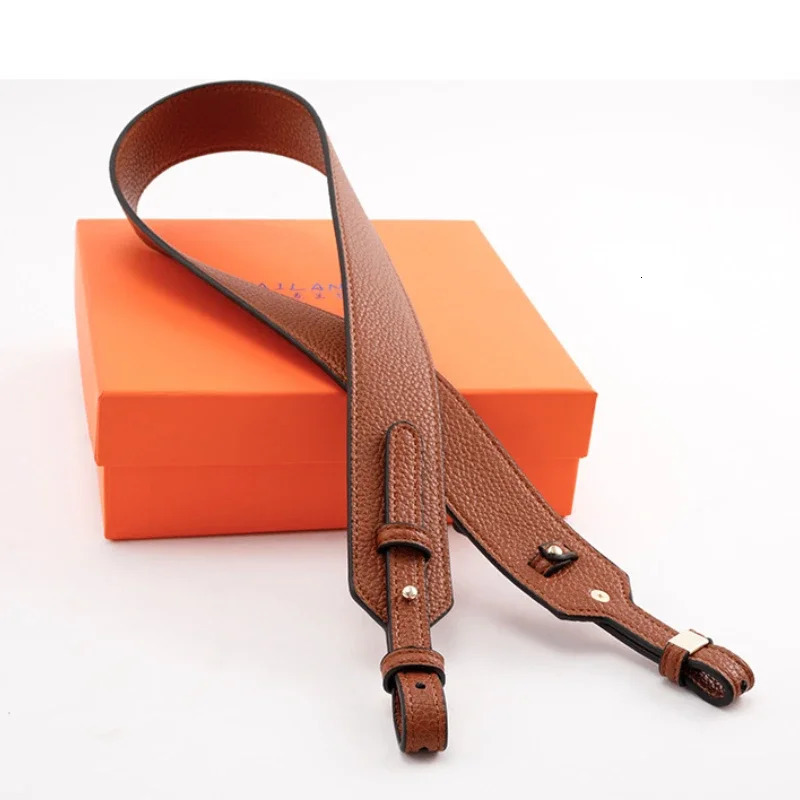 90*3.8cm Durable Genuine Leather Bags Strap Adjustable Replacement Crossbody Straps Gold Hardware for Women DIY Bag Accessories 241218