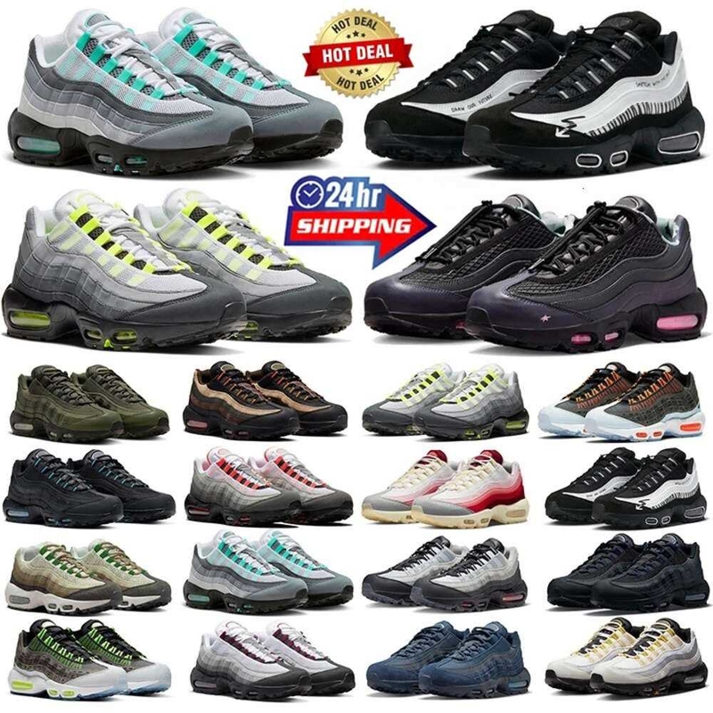 high quality 95 Men Women Running Shoes 95s Sneakers Ultra Black White Aegean Storm Sequoia Pink Beam Sketchers Hyper Turquoise Greedy 3 4.0 Neon Dhgates trainers us13