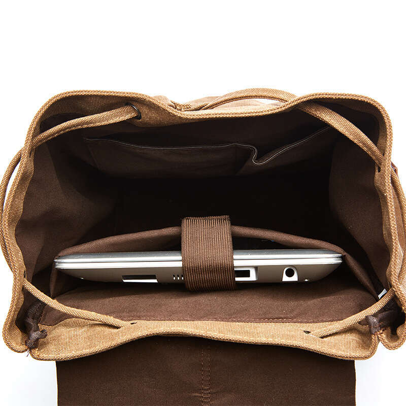 Backpack New Fashion Vintage Canvas School Bag Men's Travel Bags Large Capacity Backpack