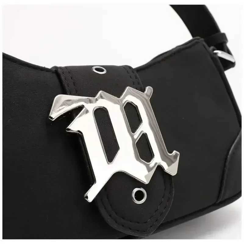 Luxury Designer Brand Handbags and Purses 2024 Fashion Sheet Metal Decoration Crossbody Bag Women Shoulder Bag Underarm TotesC241218