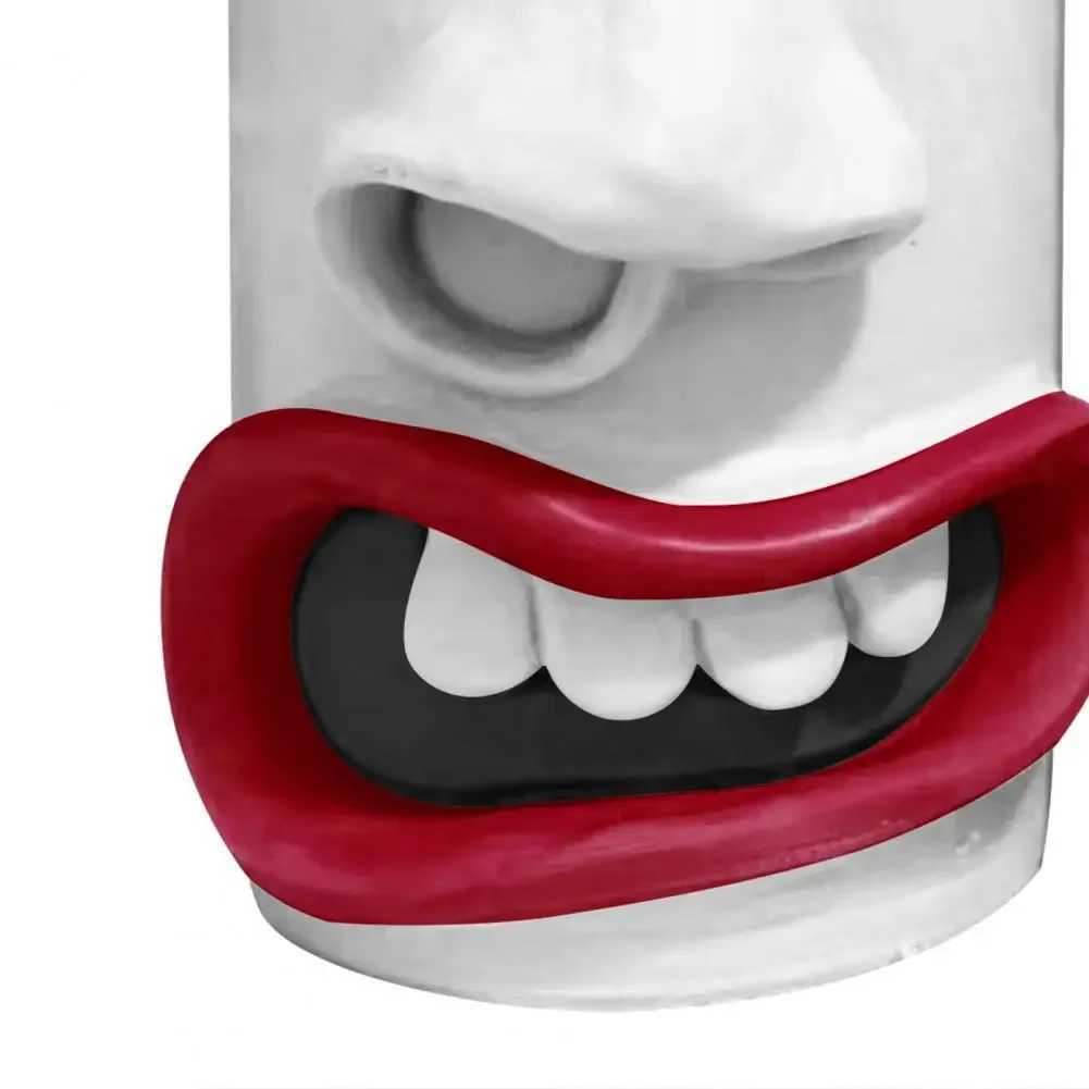 Handmade Funny Face Tissue Holder Bedro Nose Facial Tissue Organizer Funny Nose Drawing Tissue Box Decoration Y241218