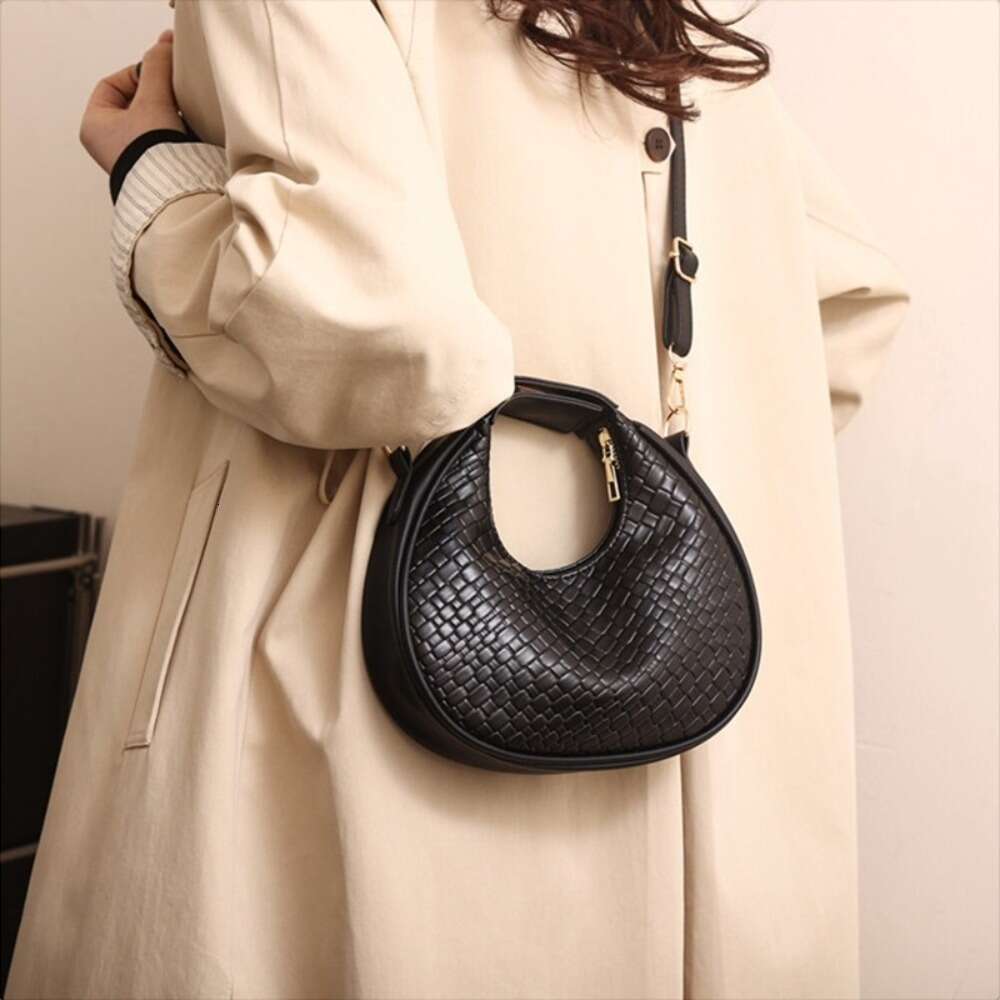 Women's Bags Trendy Women Crossbody Retro Half Moon PU Leather Handbag Hobo Casual Versatile Shoulder Bag