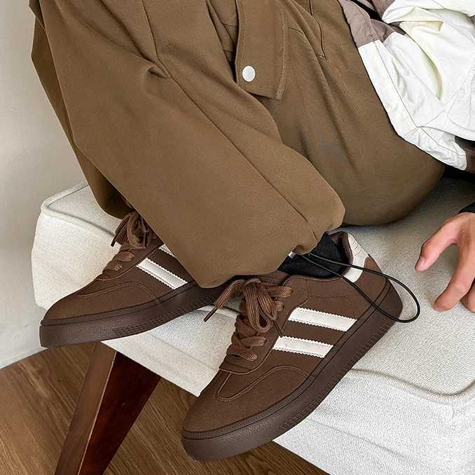Mens sports retro brown suede leather Cfort lace mens skateboarding shoes atillas De Hbre Y241218