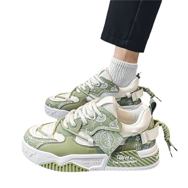 Breathable Lace-Up Sneakers For Men New Women Hot Black, White, Green - Casual Jogging, Gym & Training Shoes