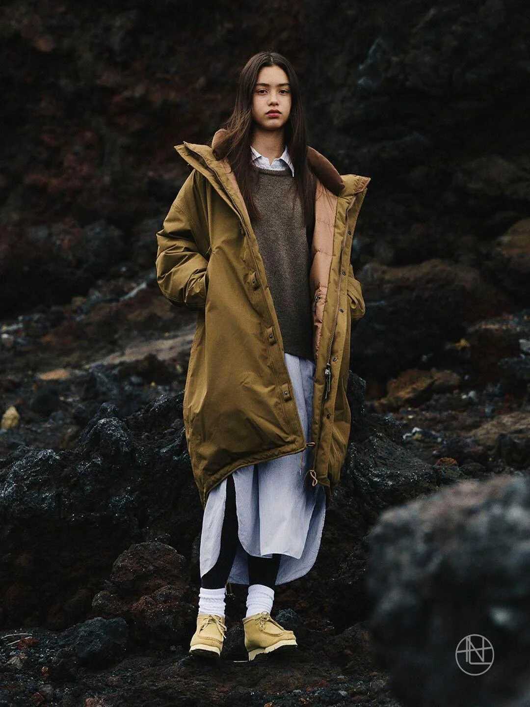 Men's Down Parkas 24AW Nanamica LongDown ultra long fully laminated photoelectric waterproof down jacket Q241217