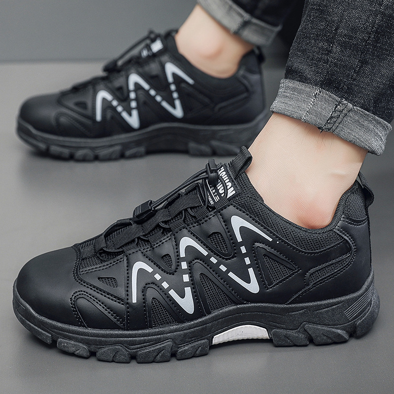 2025 new mens shoes casual sports shoe classic black beige men outdoor hiking trendy workwear hot trainers sneakers 39-48