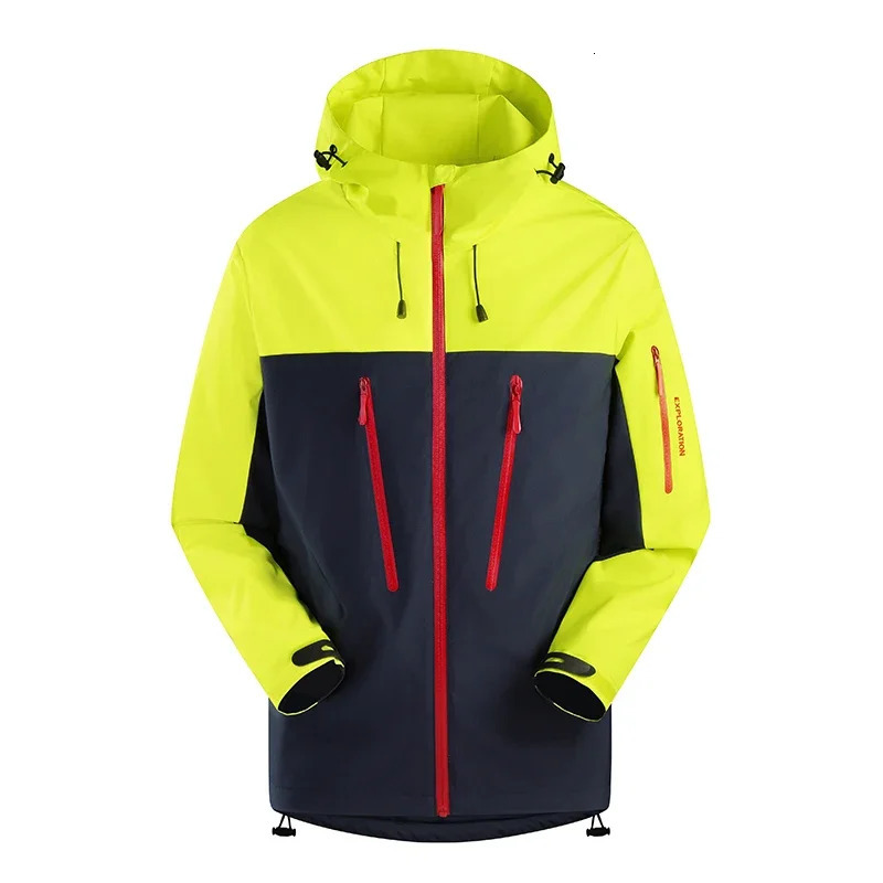 Autumn Hoodie Jackets Men Windproof Waterproof Warmth Fashion Trends Male Coat Versatile Casual Outdoor Mountaineering Clothing 241214