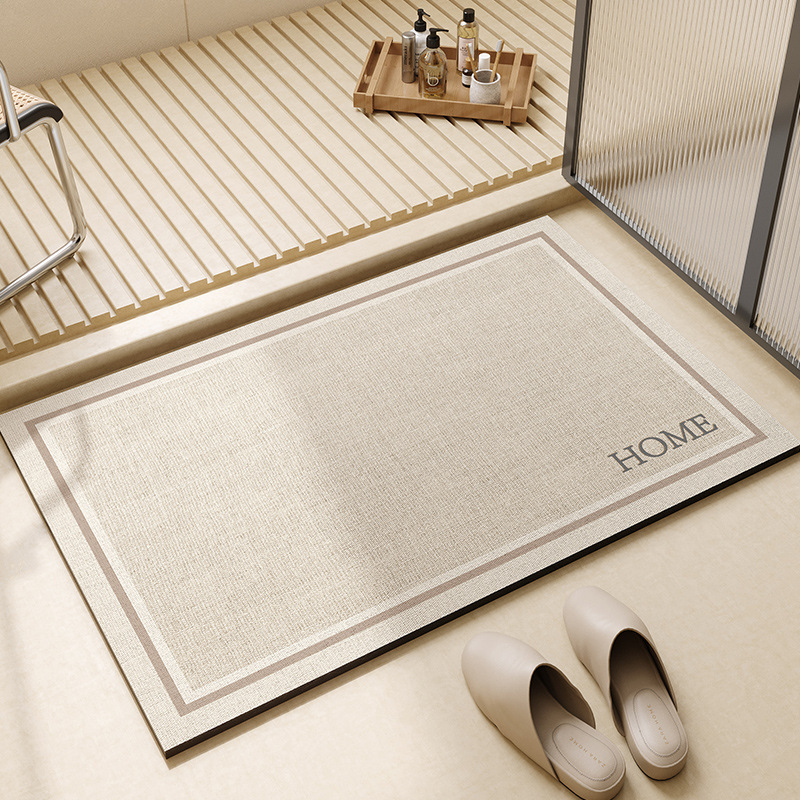 Bathroom Floor Mats Soft Mats Non-slip Door Mats Entrance Carpet Toilet Mats