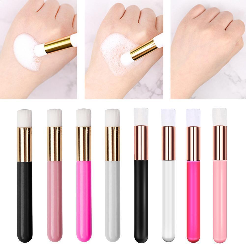 False eyelashes mousse brush household cleaning nose washing brush flat head makeup black head removal 241008