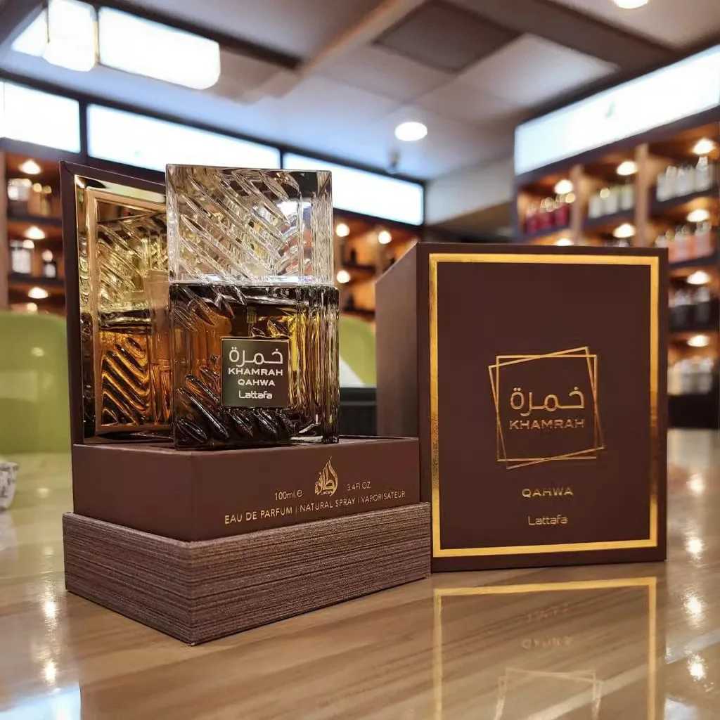 100ml original Khamrah Qahwa perfume wood fragrance lasting perfume party attracts Cologne high-quality Arab perfumeXJ250409