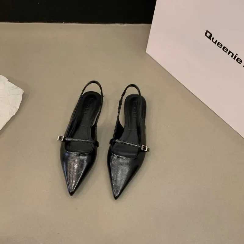 New design Women Luxury Velvet Moccasins Fashion Pointed Toe Loafers Ladies 2024 Spring Black Ballet Flat ShoesC241218