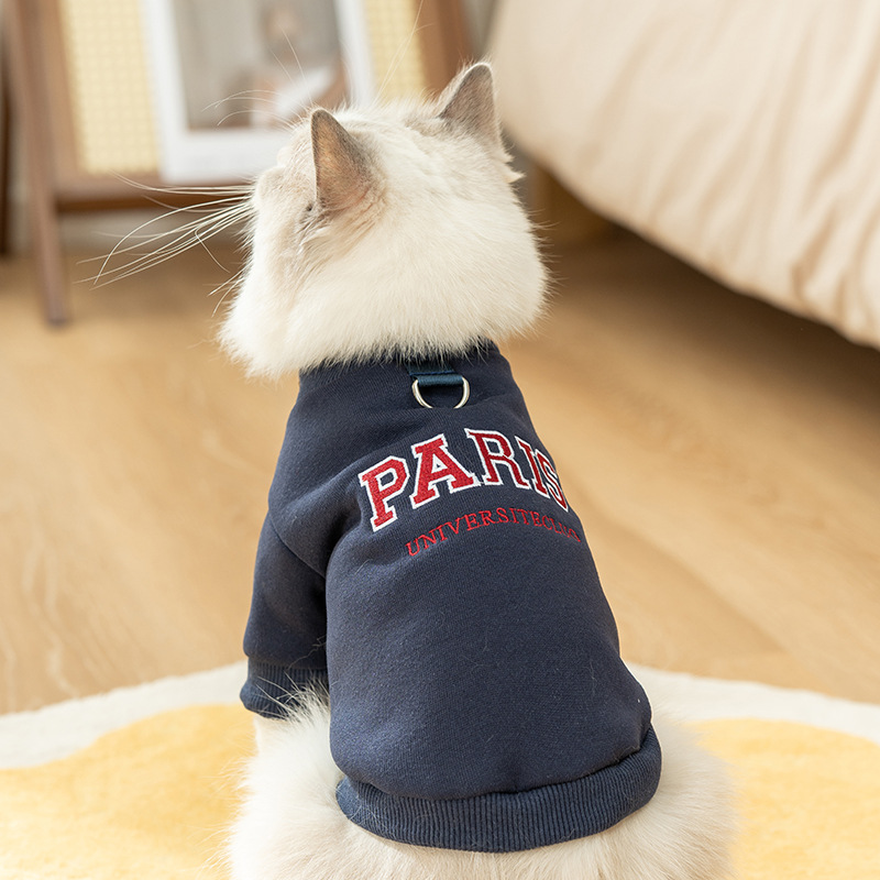 Dog Hoodie Sweaters Autumn wear Sports hoodie Pet clothes Cotton Hooded Clothes Apparel Winter Warm Coat Sweater