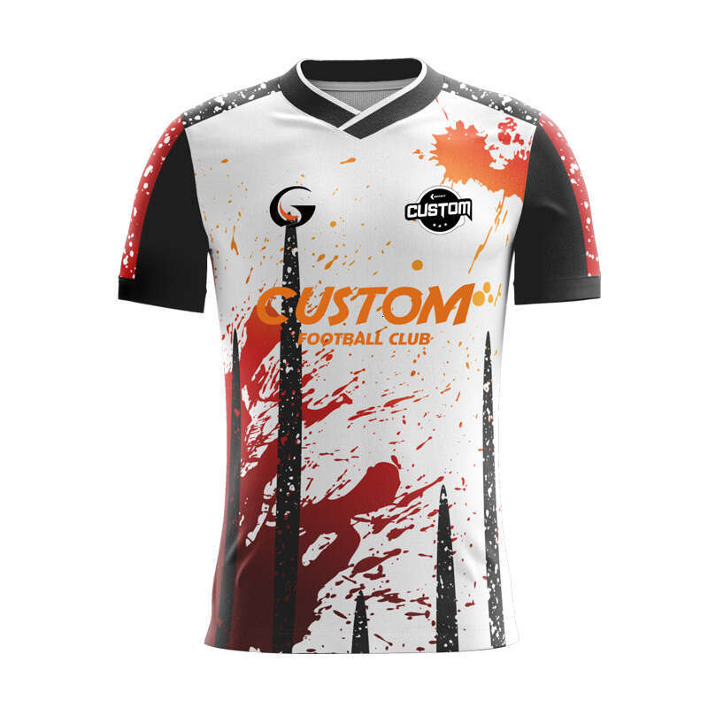 2025 Custom Full Sublimation 100% Polyester Print Mens Mesh Fabric Soccer Jersey Shirts Breathable Short Sleeve Football T Shirt L303