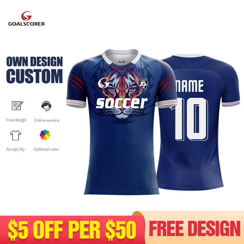 2025 Wholesale Custom Personalized Shirt Polyester Short Sleeve Soccer Shirts Club Team Training Football Jersey