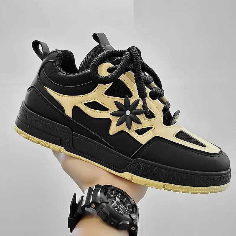 Original New Brand Mens Sneakers Leather Casual Fashion Skateboard for Men Daily Training Shoes Tenis MascuoXJ241219