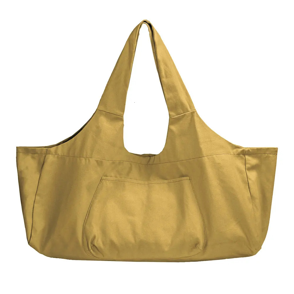 YIXIAO Large Capacity Yoga Bag Multifunctional Big Pocket Shoulder Yoga Mat Storage Bag Outdoor Sport Fitness Casual Pack 241219