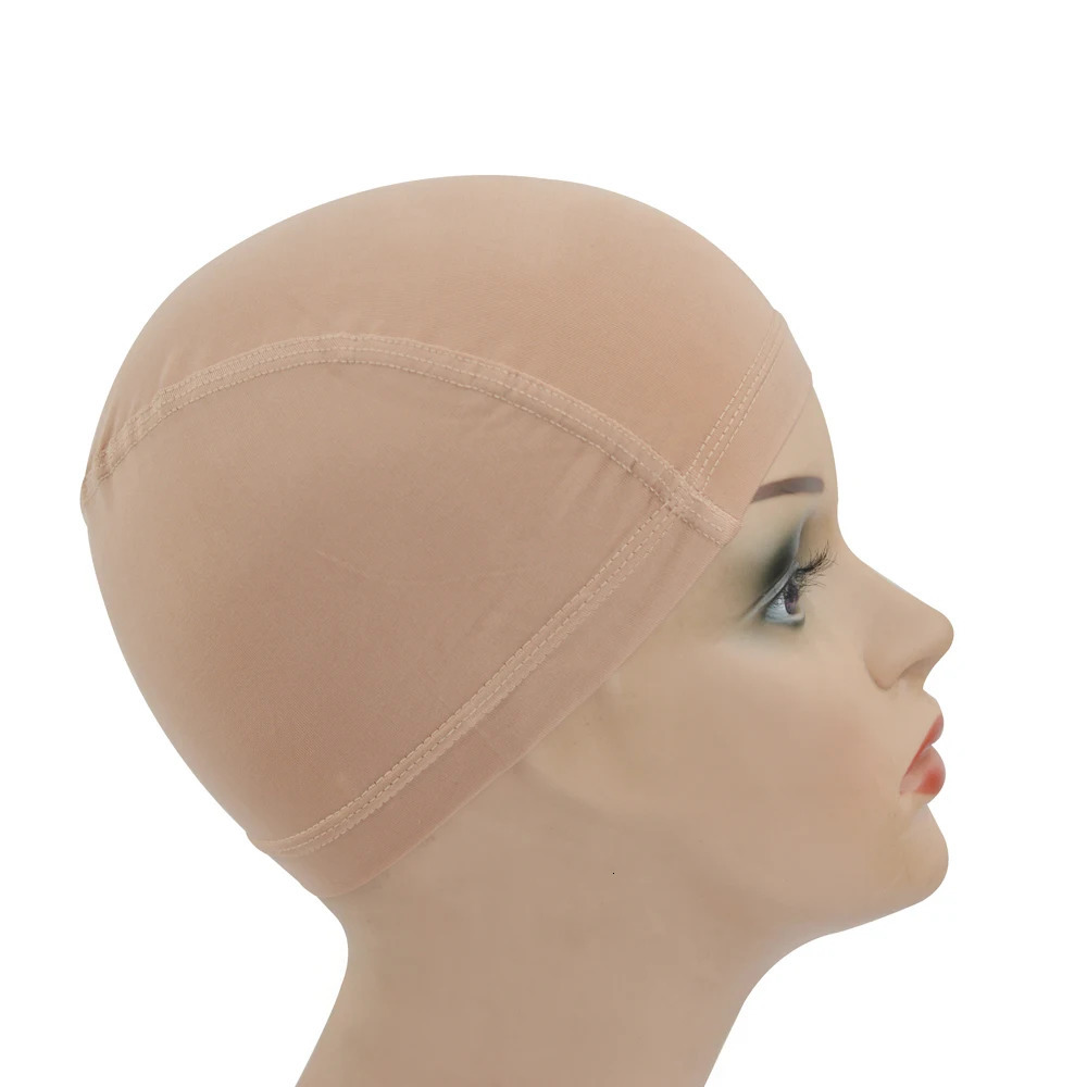 1 Piece Black/ Beige Wig Cap Elastic Dome Wig Caps for Making Wigs 241219