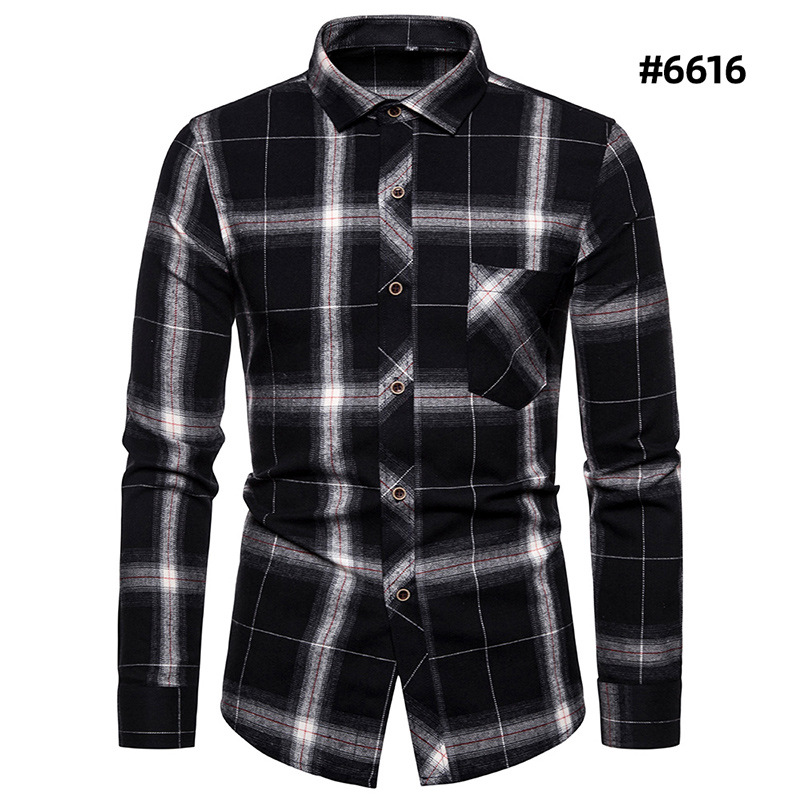 Slim Fit Men's Long Sleeve Shirt - New Arrival for Young Stylish Apparel