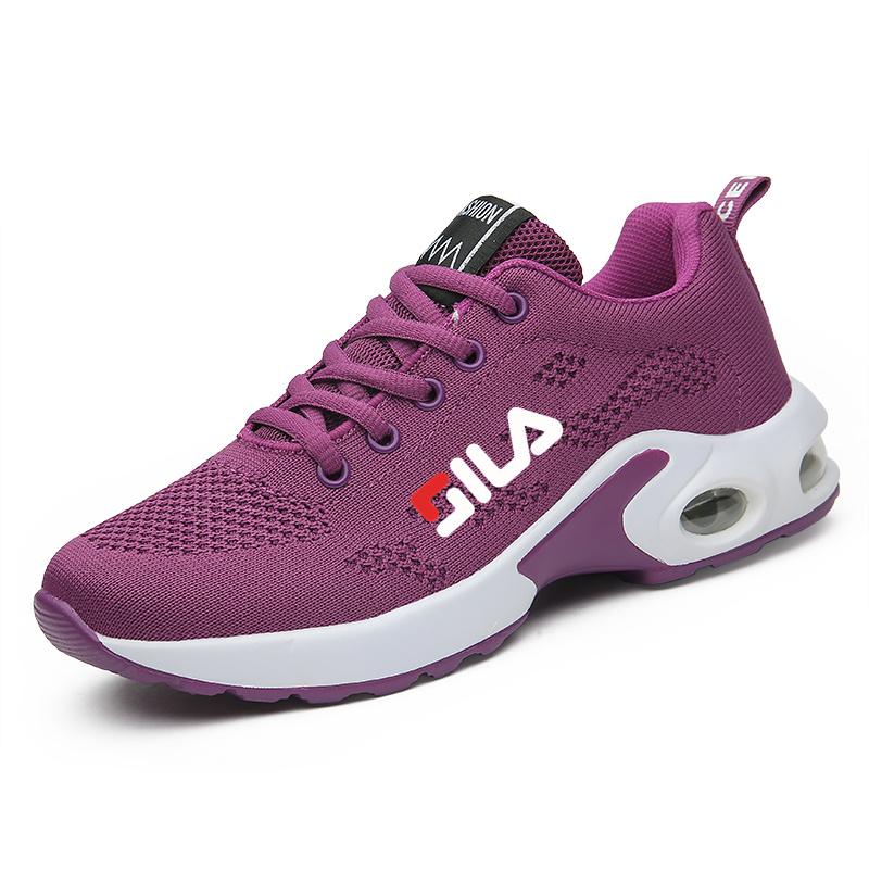 Womens Running Shoes Ladies Breathable Sneakers Summer Light Mesh Air Cushion Womens Sports Shoes Outdoor Lace Up Training Shoes