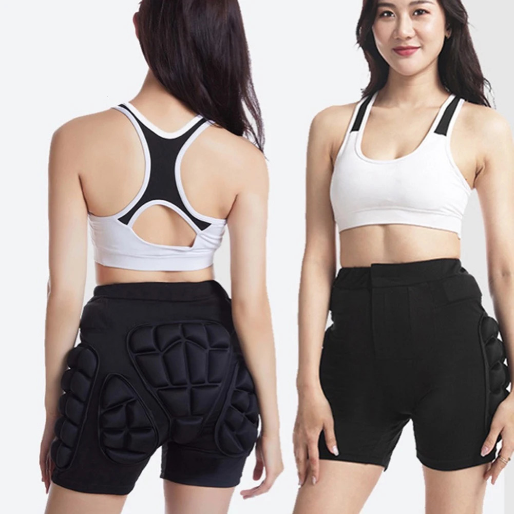 Protective Men Motorcycle Shorts Snowboard Sports Hip Butt Body Protection Gear Hockey MTB Bike Motocross Ice Skiing Shorts 241219