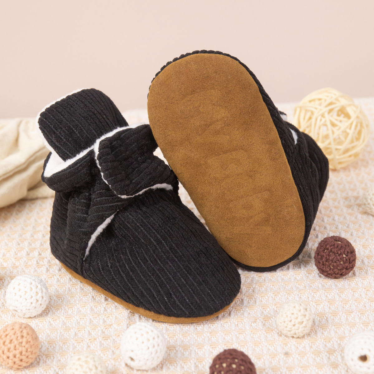 Baby Shoes Boots Winter Warm Socks Light Weight Non-Slip First Toddler Shoes Kidsnest Newborn Infant Footwear Shoes Booties