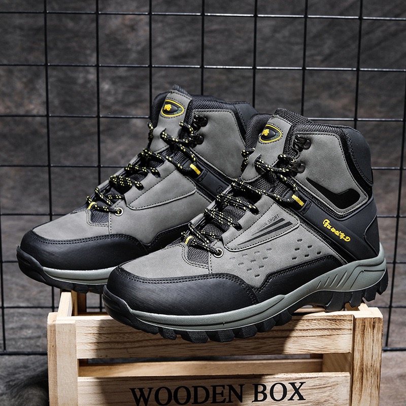 Hiking Men Outdoor Boots High New Top Mountain Climbing Shoes Comfortable Trekking Sneakers New Arrival 3f22