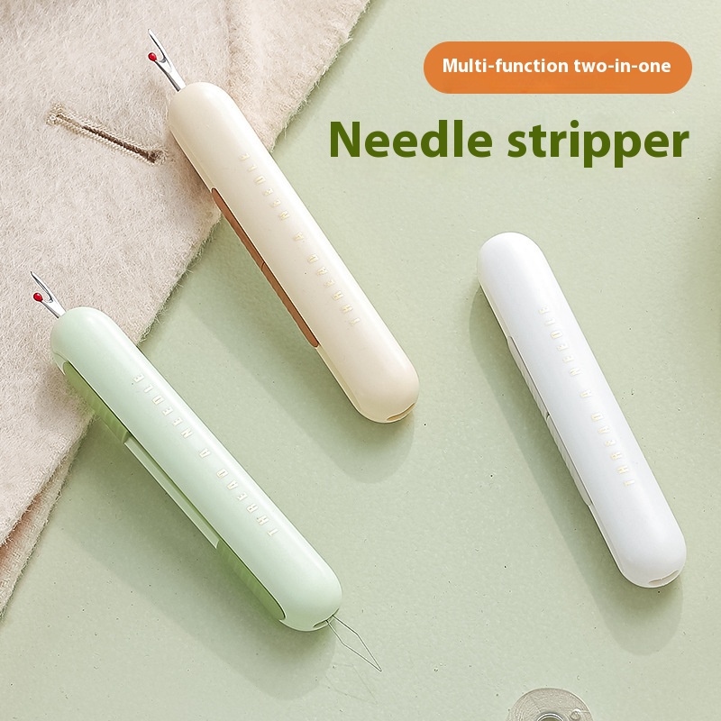 Thread remover household multifunctional 2-in-1 thread picker elderly needle threading sewing tools portable threader wholesale