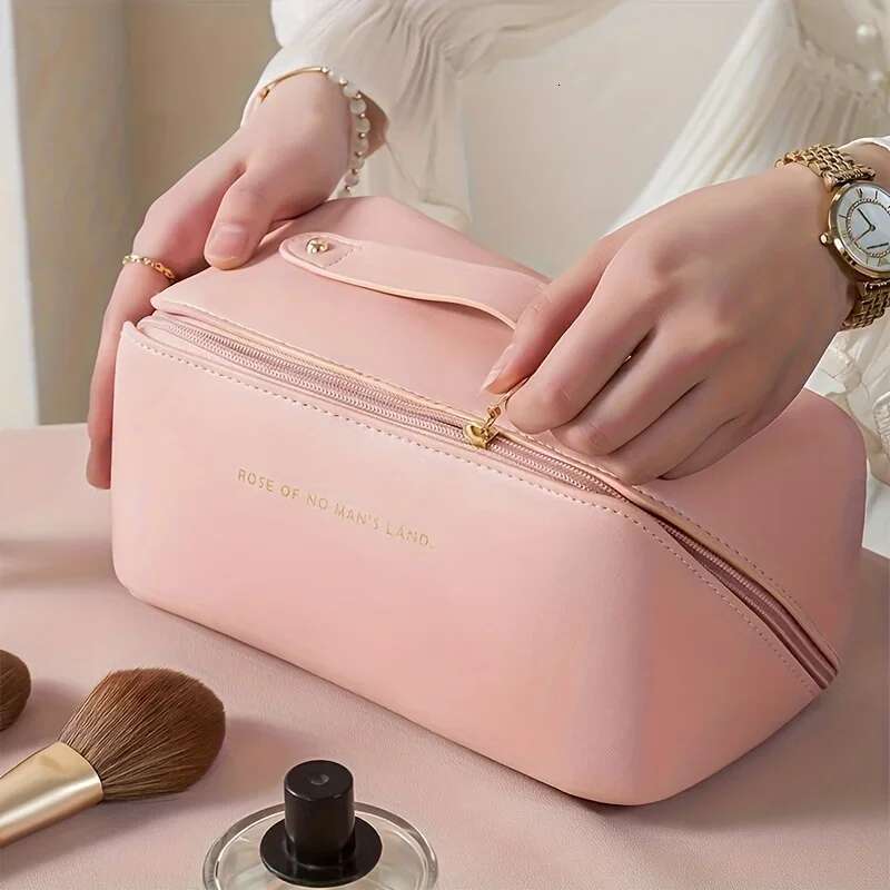 Cosmetic Bag Makeup Female Toiletry Kit Make Up Case Storage Pouch Lady Box, Cosmetic Bag, Organizer Bag For Travel Zip