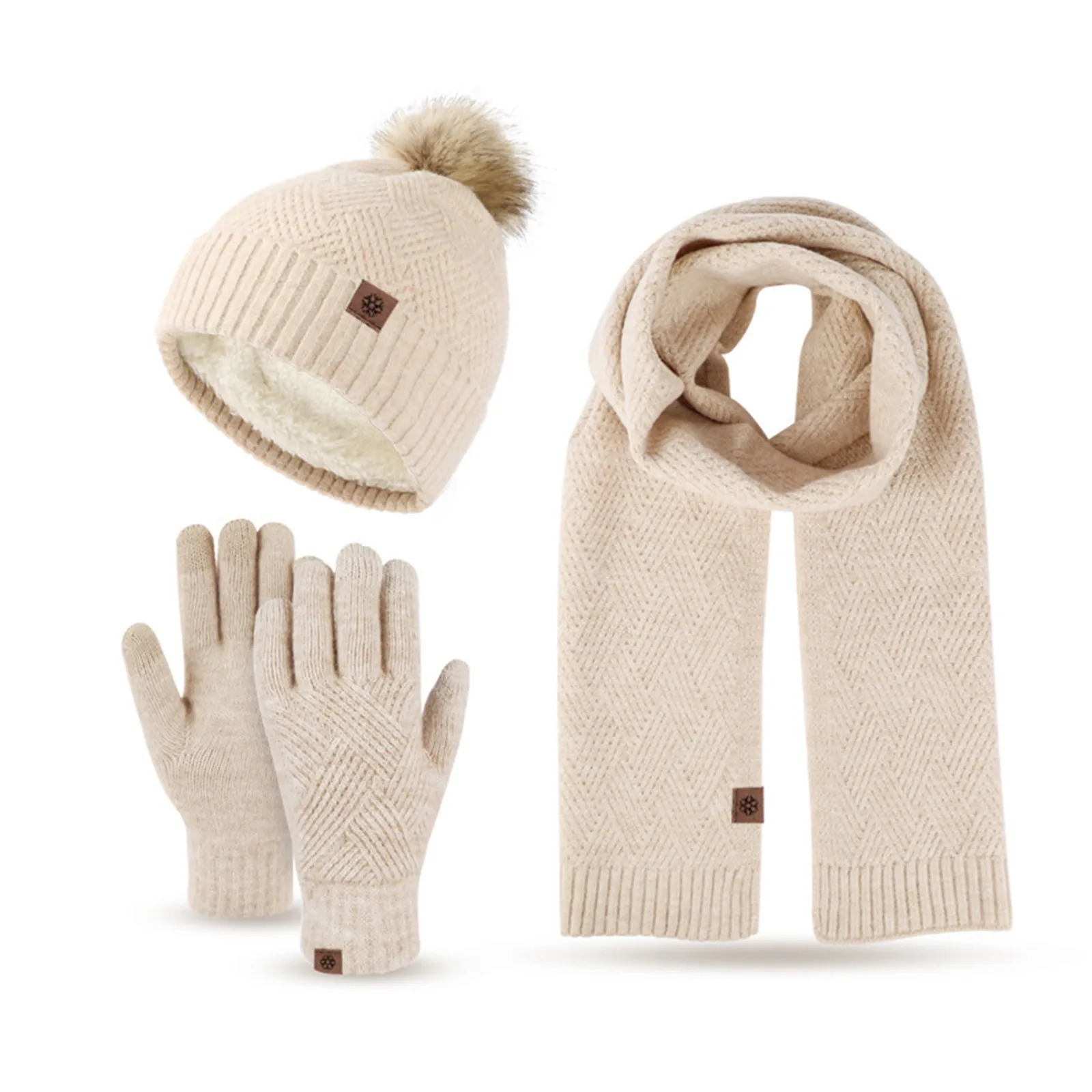 3PC Set Winter Knit… - image