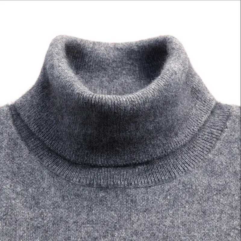Turtleneck Mens Cas… - image