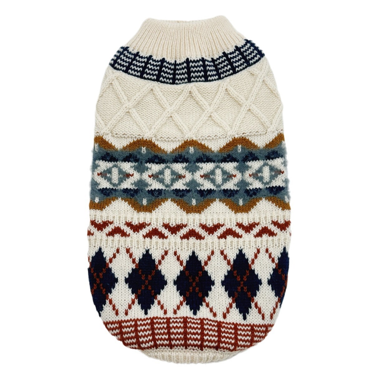 Dog Apparel Pet Autumn/Winter Single Breasted Sweater INS Teddy Small Cat Contrast Designer Clothes