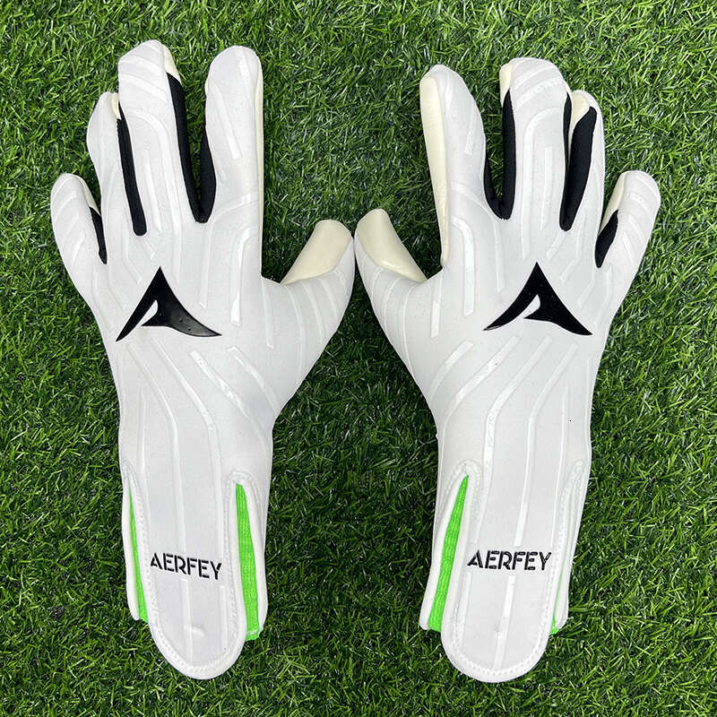 AERFEY Football Thickened latex 4 mm Adults Teenager Goalkeeper Soccer Goalie Gloves