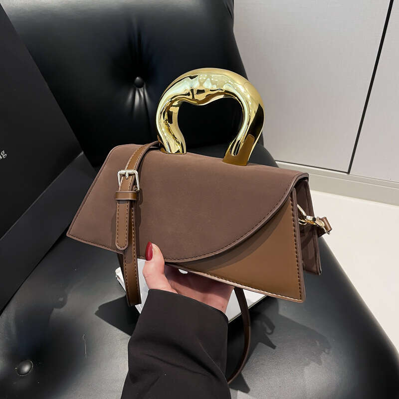 Shoulder bags Women Crossbody messenger Designer bags Handbag Niche design handbag 2024 autumn/winter new women's texture shoulder frosted crossb