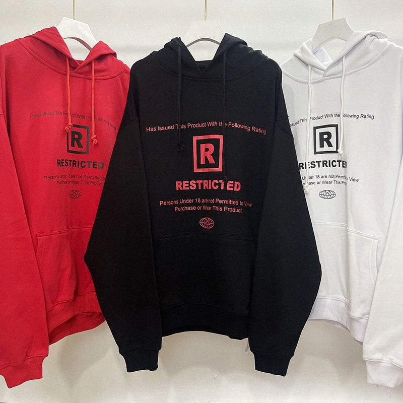 Mens hoodies sweatshirts Embroidered round neck sweater loose pullover long sleeve clothing top S-XL
