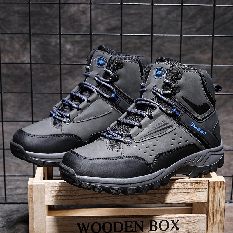 Hiking Men Outdoor Boots High New Top Mountain Climbing Shoes Comfortable Trekking Sneakers New Arrival 3f22