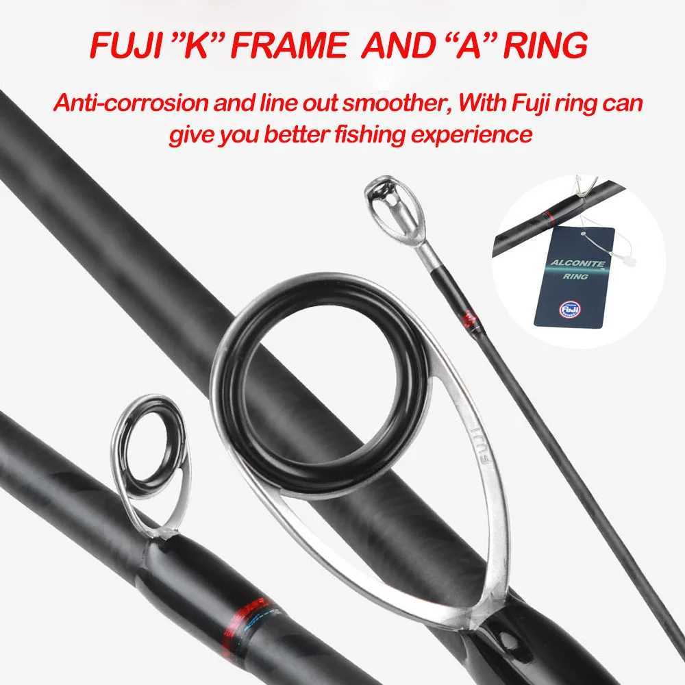 Egi Rod Squid Lure Rod 2.58m Spinning Rod 862M 862ML Squid Egging Fishing Rod Fuji Rings 40T Carbon RodXJ241219