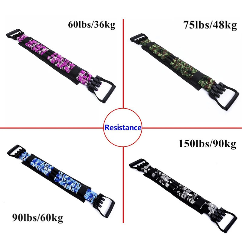 Adjustable Bench Press Bands Set Fitness Bar Push Up Resistance Band Chest Exercise Elastic Rope Arm Expander Home Gym Equipment 241217