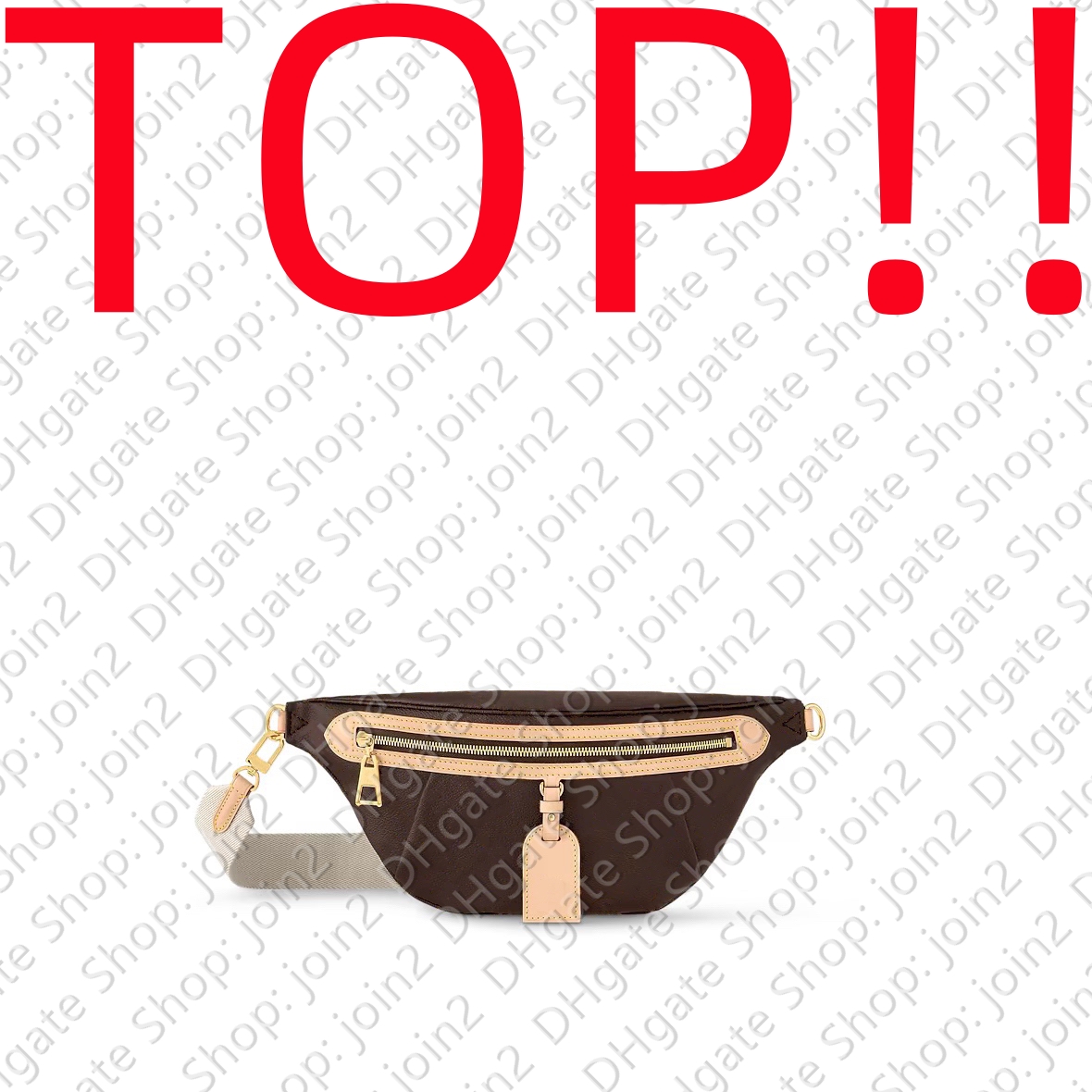 TOP. M46784 HIGH RISE Waist Belt Bag Bumbag Cosmetic Bags & Cases join2