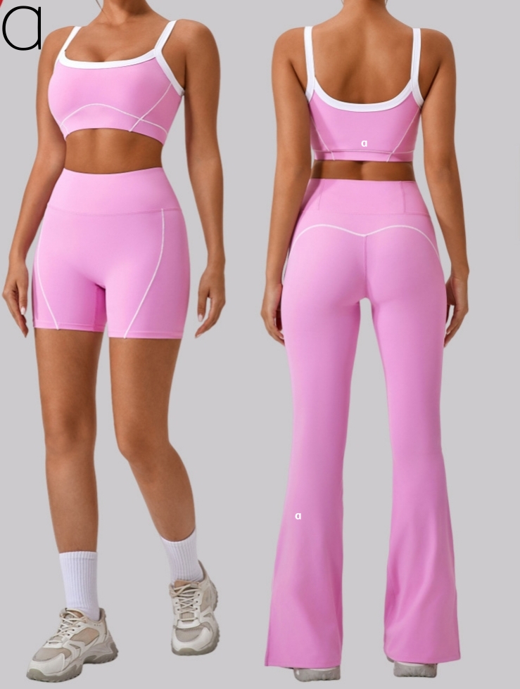 Women Yoga Set Two Pieces bralette Gym Tracksuits Bra Fiess Shorts Pant Workout Sports Clothes