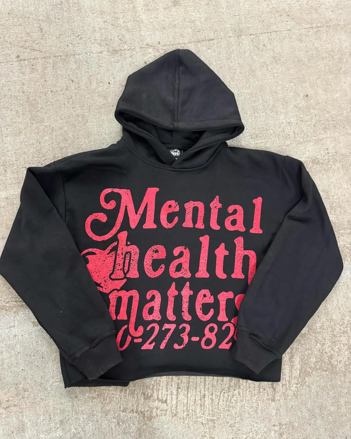 Y2k Mental Health Matters Print Hoodies Women Men Oversized Hoodie Goth Grunge Streetwear Sweatshirt Harajuku Gothic Clothes 241214 - view 5