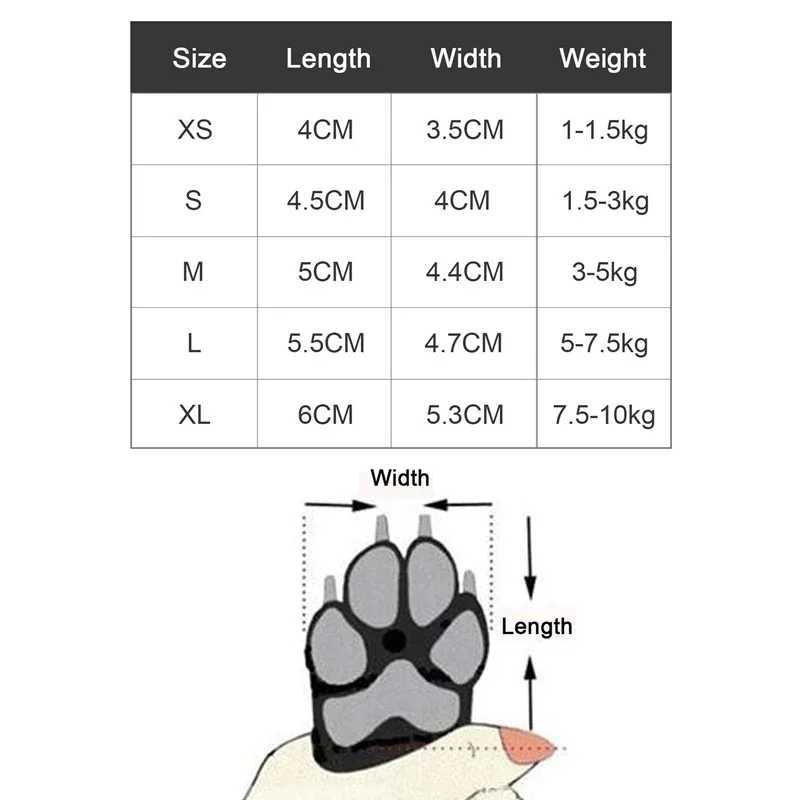 4Pcs Dog Boots Outdoor Snow Walking Non-slip Puppy Sneakers Shoes Winter Comfortable Warm Shoes Pet Dog Chihuahua Shoes For DogXJ241218