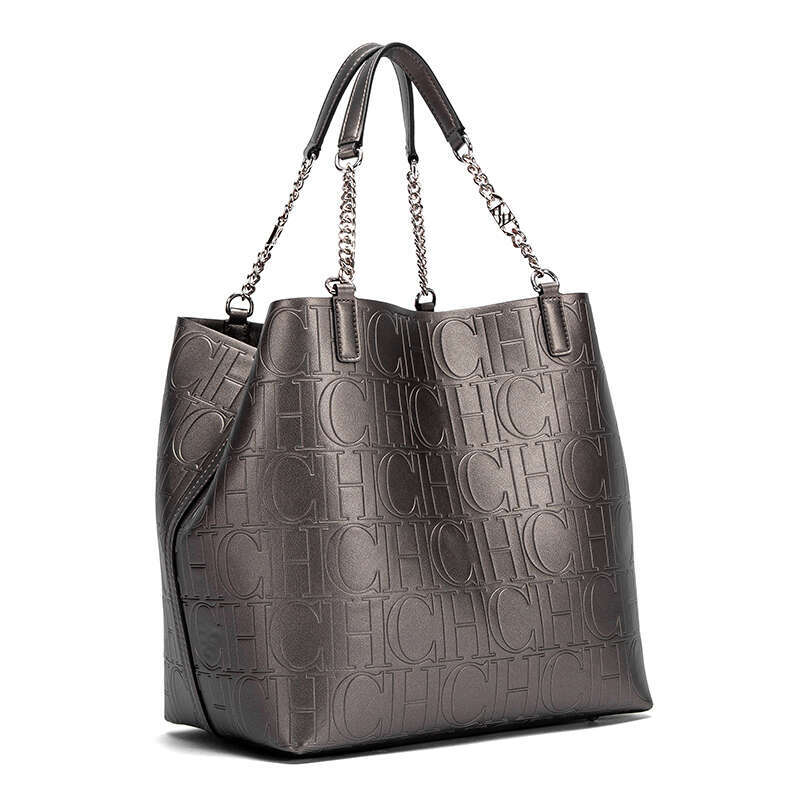 Women's Bags Handbag Retro Classic Letter Design Handbag Fashion New Solid Color Large Capacity Women's Bucket Bag