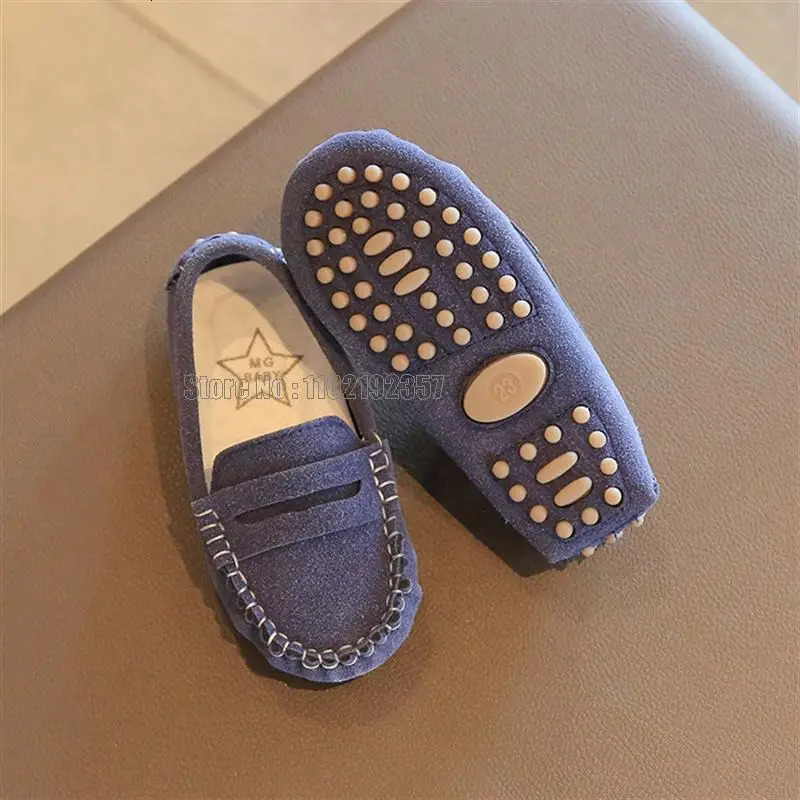 Children Boys Kids Loafer Sneakers Spring Summer Moccasin Girls Casual Toddler Baby Pu Leather Shoes 241218