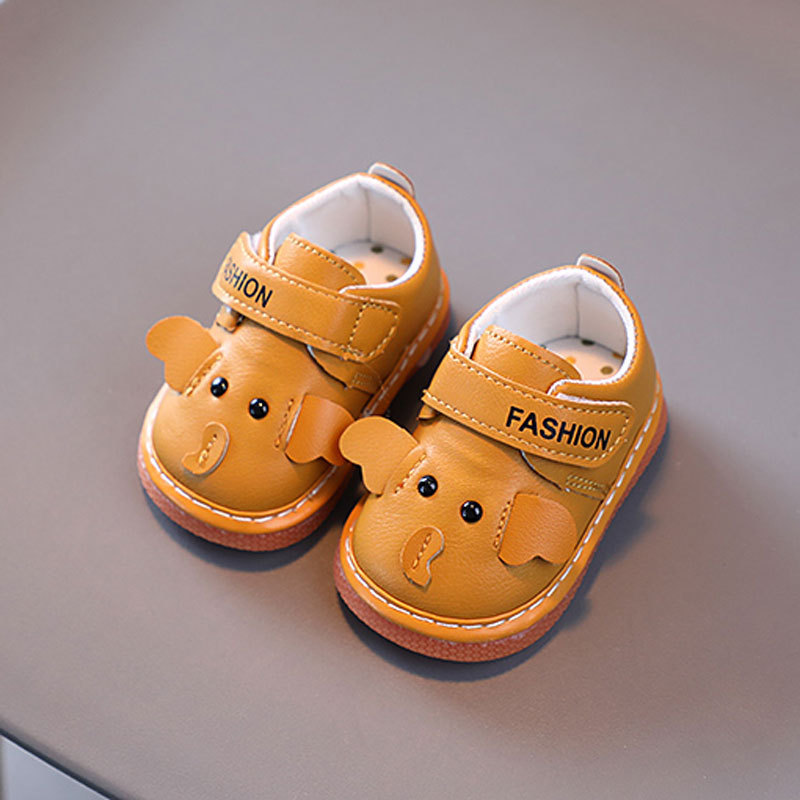 Squeaky Shoes for Newborn Infant Soft Sole Anti Slip Baby Toddler Shoes Kidsnest Cartoon Kids Child Squeaky Shoes Sizes US0.5C-US4C