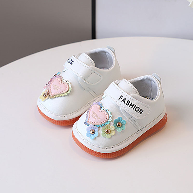 Little Kids Girls Squeaky Shoes for Infant Nice Design Toddler Enfant Kid Girl Walking Shoes Kidsnest Children Sizes US0.5C-US4C
