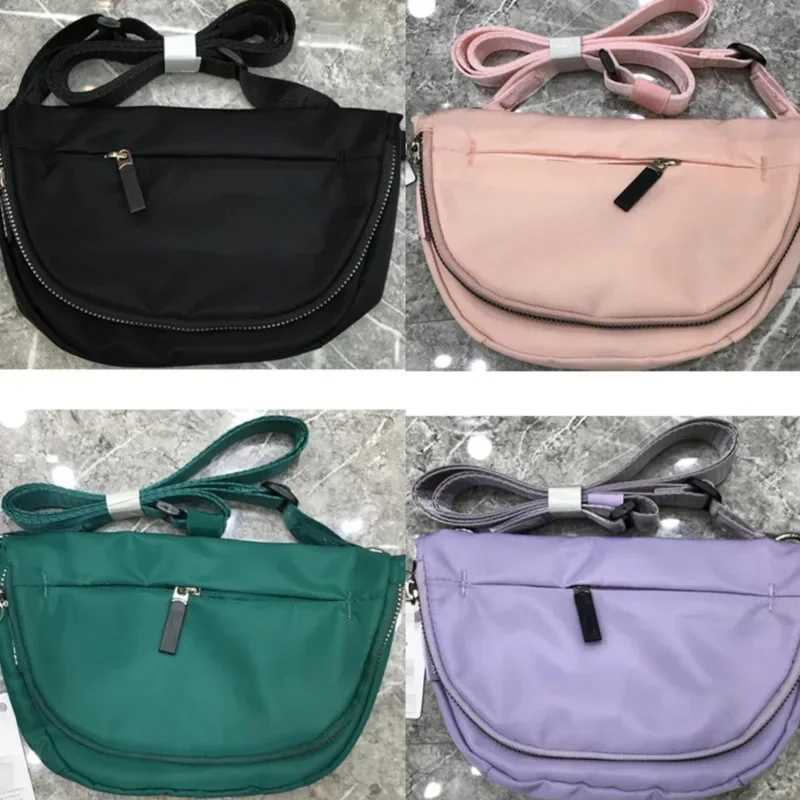 Girls leisure fitness Oldable Nyl waist bag new wallet and handbag Wens Crossbody Bag luxury designer yoga outdoor sports Y241219